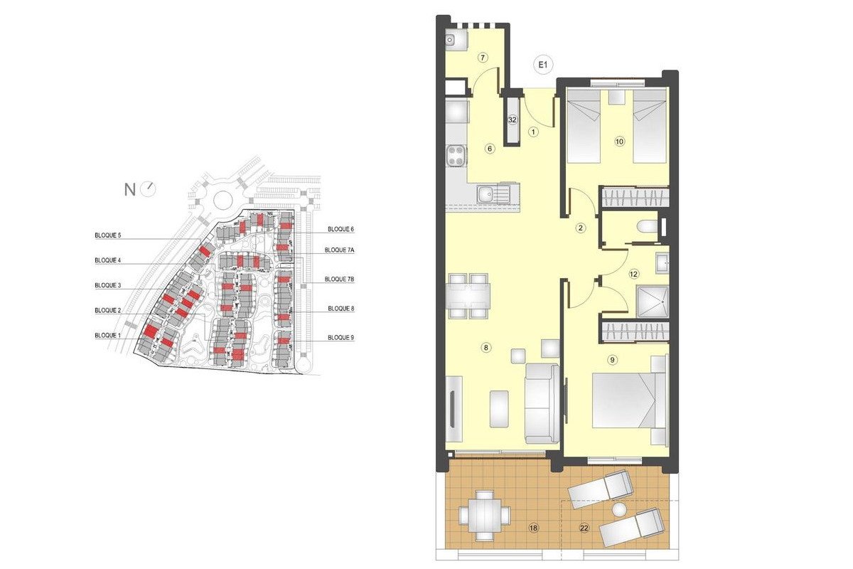 1 Bedroom Apartment | San Juan de los Terreros — 8
