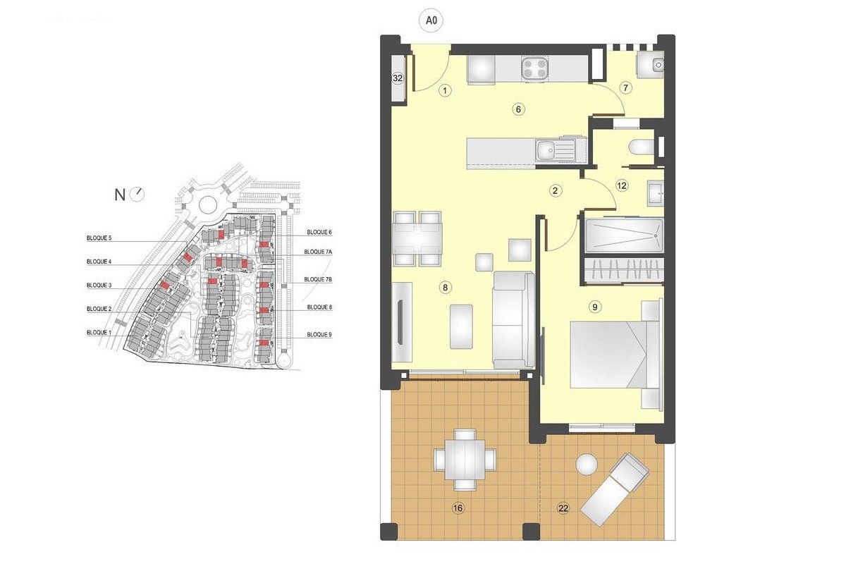 1 Bedroom Apartment | San Juan de los Terreros — 9