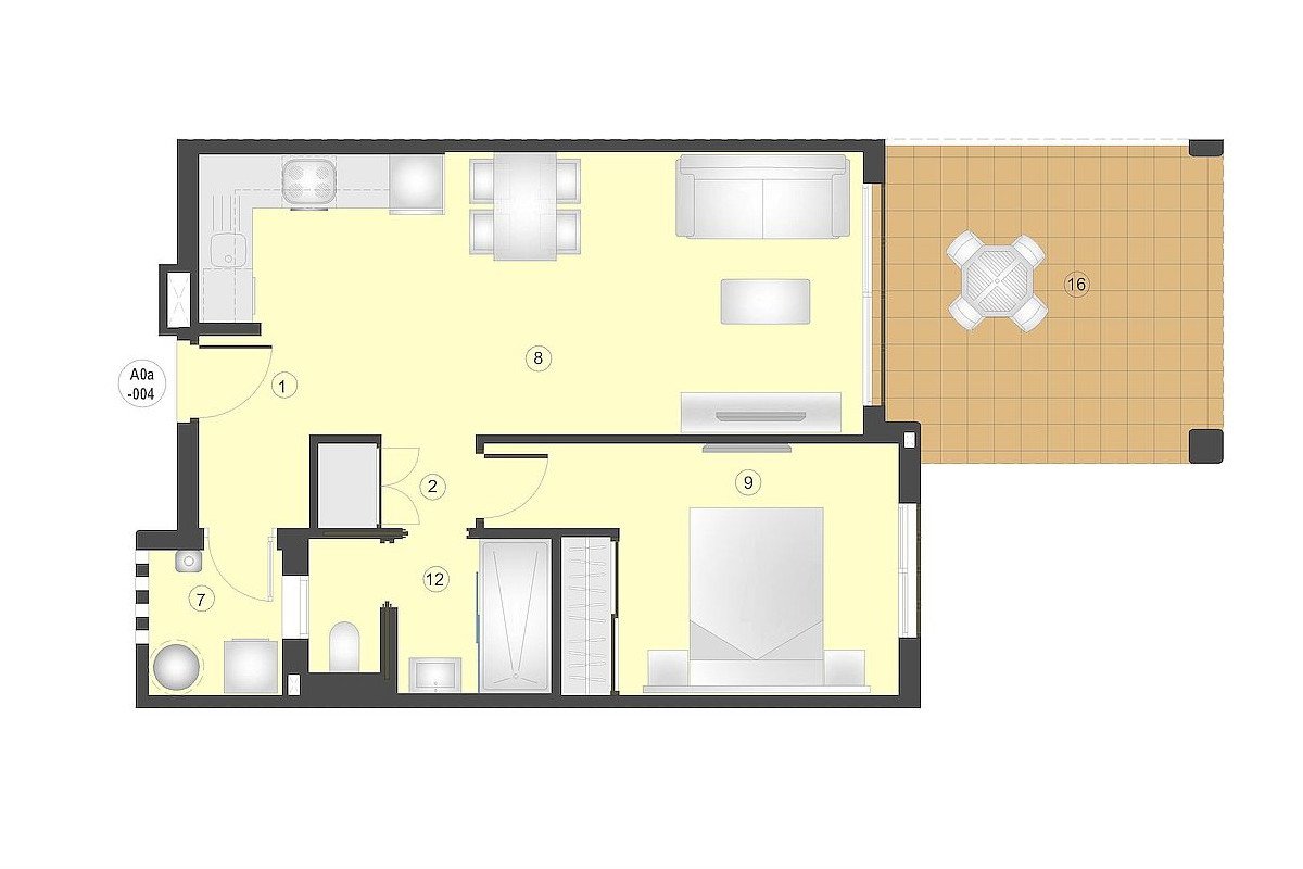 1 Bedroom Apartment in San Juan de los Terreros, Pulpi, Costa Almeria — 8